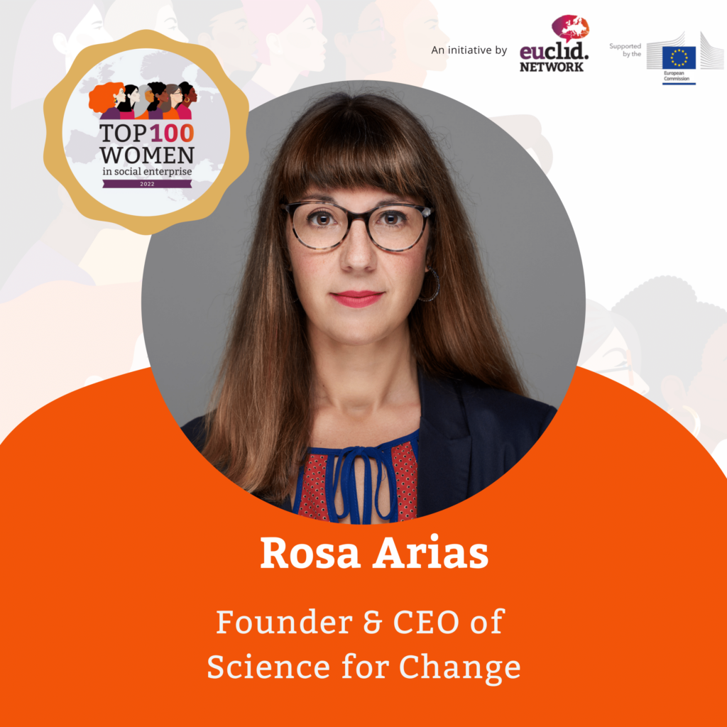 Rosa Arias, una de las Top 100 Mujeres en Empresas Sociales por la red Euclid