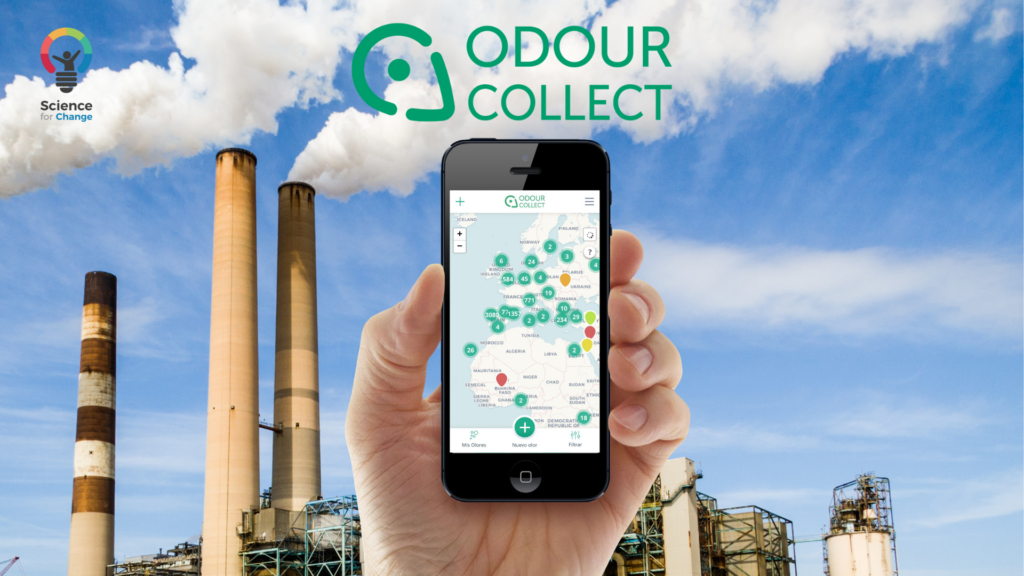 Science for Change recibe financiación para profesionalizar OdourCollect, la app que monitoriza olores